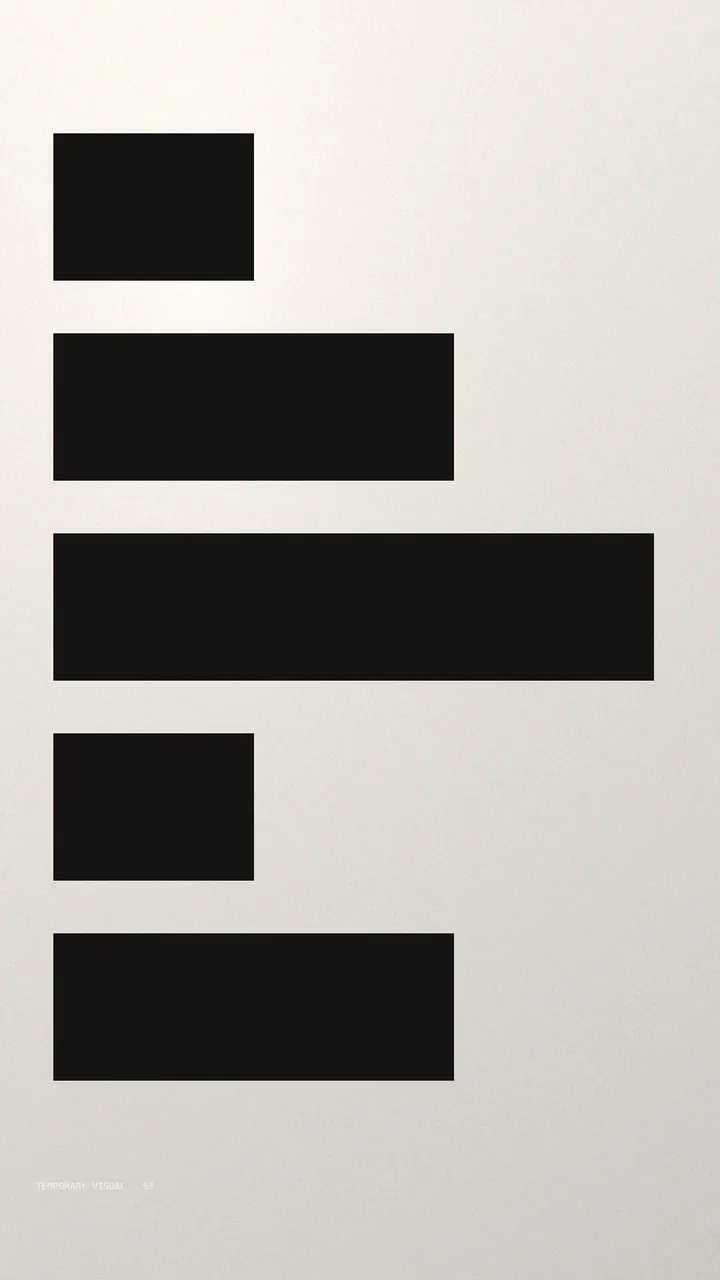 Temporary visual: abstract vertical social frame 3