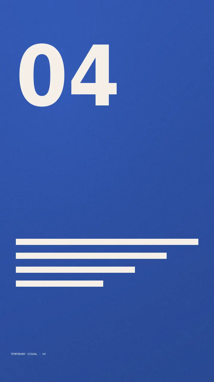 Temporary visual: abstract vertical social frame 4
